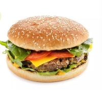 Бургер с говяжьей котлетой