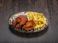 Крылья с фри