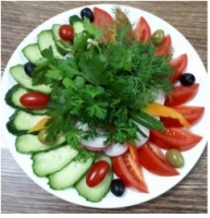 Овощная нарезка "Зарафшан" 350гр