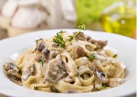Фетучини с грибами 200гр