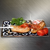 Шашлык из бараньей корейки