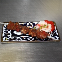 Шашлык из говяджей печени